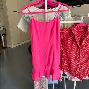 Lovers + Friends Fuchsia Blouse